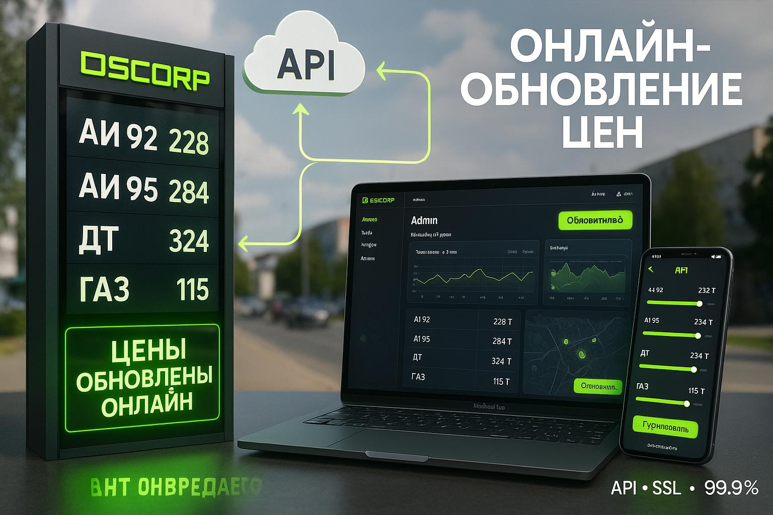 OSCORP - Система управления LED-экранами